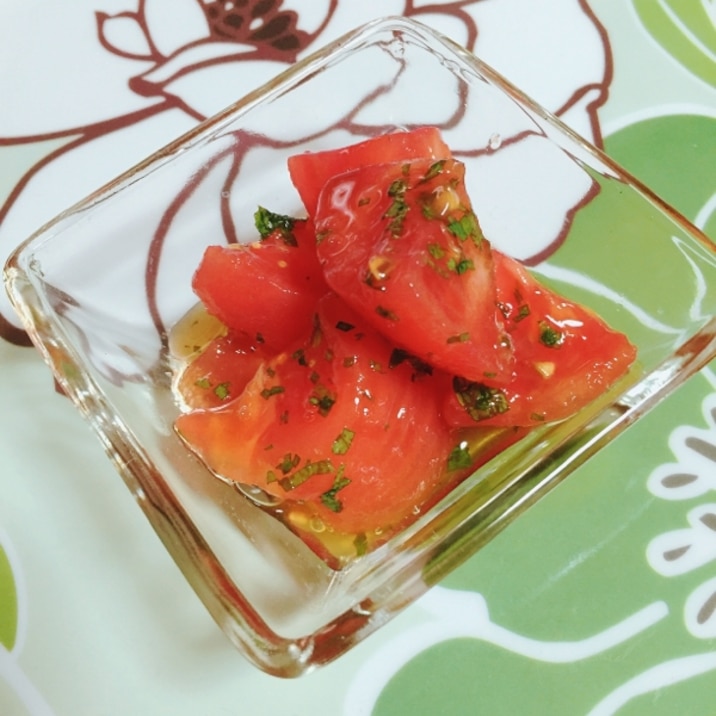 ひと手間でおいしさアップ♪簡単!トマトサラダ!